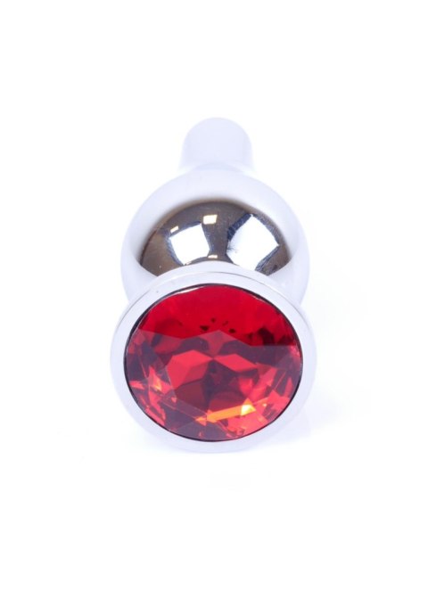 MyLove Toys - Jewellery Silver BUTT PLUG- Red