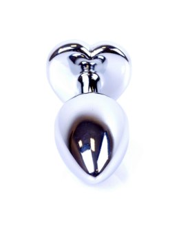 MyLove Toys - Jewellery Silver Heart PLUG- Black