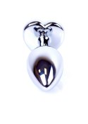 MyLove Toys - Jewellery Silver Heart PLUG- Clear