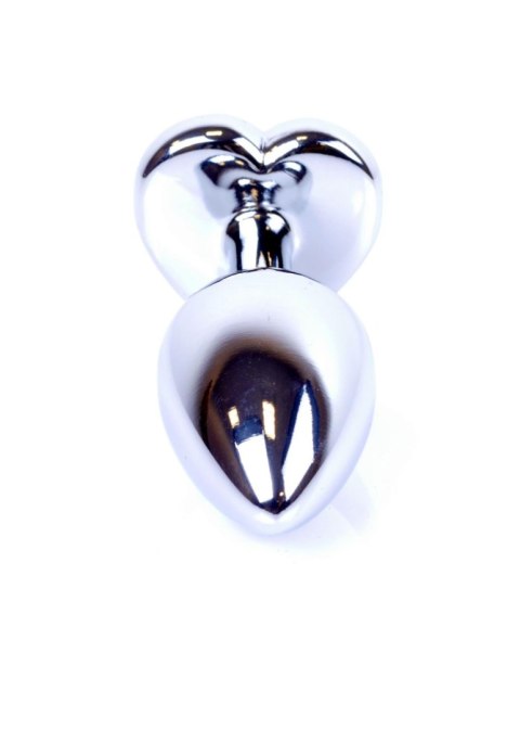 MyLove Toys - Jewellery Silver Heart PLUG- Dark Blue