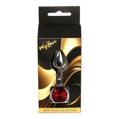 MyLove Toys - Jewellery Silver PLUG- Red