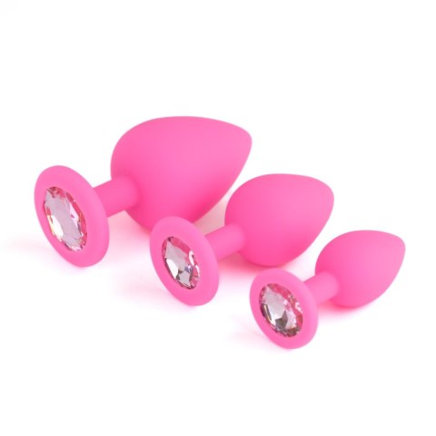 Jewellery - Silicone PLUG - SET Pink