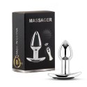 Metal Butt Plug S Vibrator USB - Remote Control