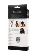 Glossy Billie, skirt, wetlook, black, M