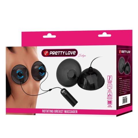 Pretty Love Joslyn Rotating Breast Massager - Black
