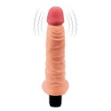 Soft vibrator with testicles 21 cm - The Real Deal