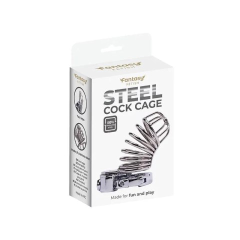Stainless Steel Penis Cage 1 with Advanced Locking Mechanism