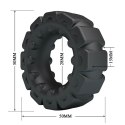 Crazy Bull Laiden Super Soft Silicone Cock Ring - Black