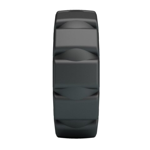 Crazy Bull Laiden Super Soft Silicone Cock Ring - Black