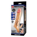 PRETTY LOVE - PENIS SLEEVE, TPE,3 removeable 1 inch extenders