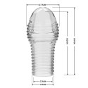 Pretty Love Penis Sleeve - Hoytt (Clear)