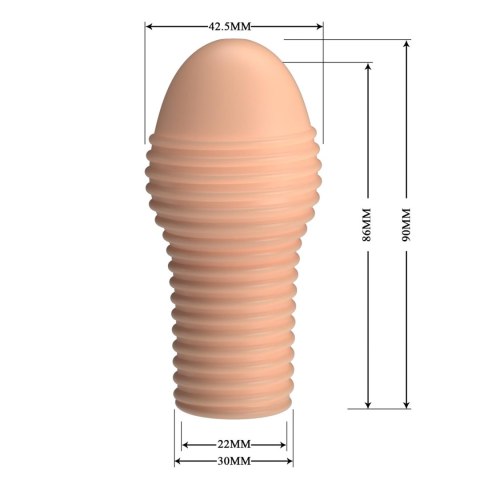 Pretty Love Penis Sleeve - Hoytt (Flesh)