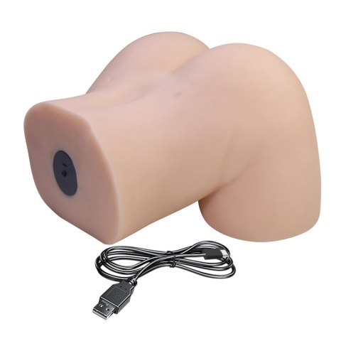 Crazy Bull Liora Vibrating Vagina & Anal Masturbator - Flesh