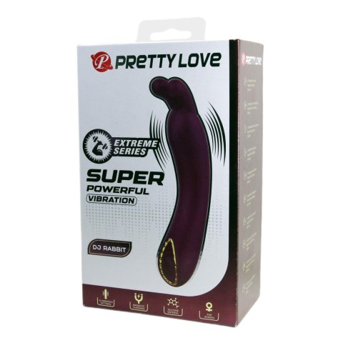 PRETTY LOVE - DJ RABBIT, 10 vibration functions, Silicone, Magnetic USB charging