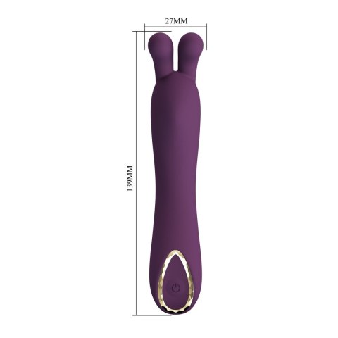 PRETTY LOVE - DJ RABBIT, 10 vibration functions, Silicone, Magnetic USB charging