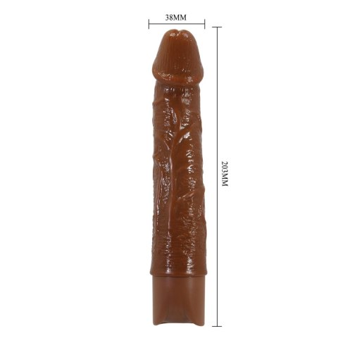 Pretty Love Leander Realistic Vibrating Dildo (Brown Edition)