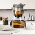 Dzbanek Szklany Vilde 880ml Z Zaparzaczem Spustowym Do Herbaty Ziół