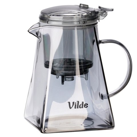 Dzbanek Szklany Vilde 880ml Z Zaparzaczem Spustowym Do Herbaty Ziół