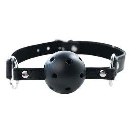 Knebel oddychający Fantasy czarny regulowany 63 cm