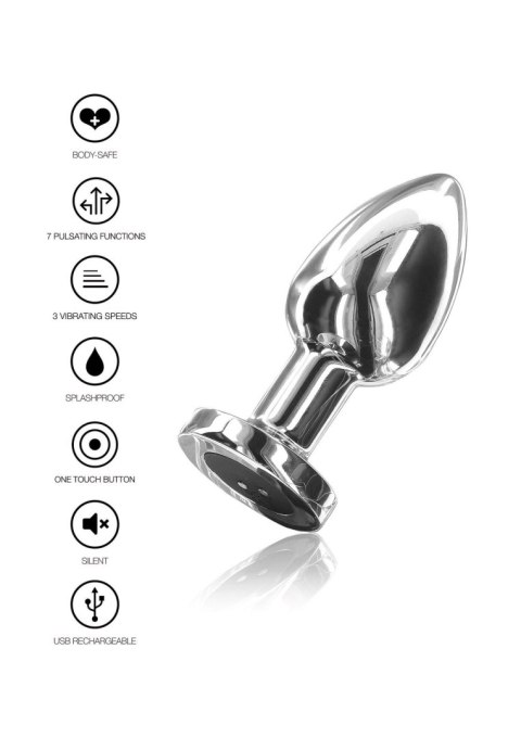 Buttplug Vibr. Small Silver
