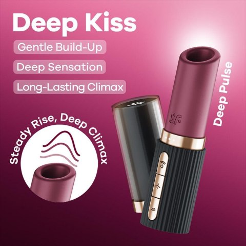Stymulator łechtaczki Satisfyer Deep Kiss silikonowy USB