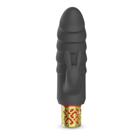 Mini wibrator Crushious Romanov z silikonową nakładką 13 cm