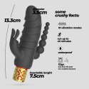 Mini wibrator Crushious Romanov z silikonową nakładką 13 cm