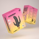 Mini wibrator Crushious Romanov z silikonową nakładką 13 cm