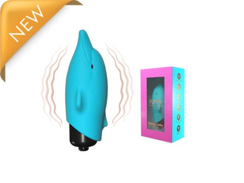Stymulator Wibrator Lastic Pocket Vibe Dolphin Sylikon Medyczny 7,5 cm