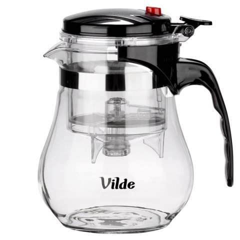 Dzbanek Szklany Vilde 1150 ml Z Zaparzaczem Spustowym Do Herbaty