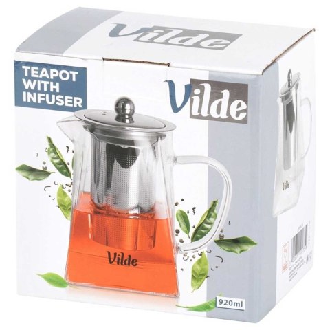 Dzbanek Szklany Vilde 920ml Z Zaparzaczem Stalowym Do Herbaty