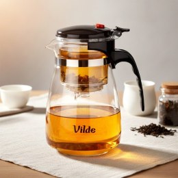 Dzbanek Szklany Vilde 960 ml Z Zaparzaczem Spustowym Do Herbaty