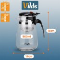 Dzbanek Szklany Vilde 960 ml Z Zaparzaczem Spustowym Do Herbaty