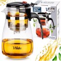 Dzbanek Szklany Vilde 960 ml Z Zaparzaczem Spustowym Do Herbaty