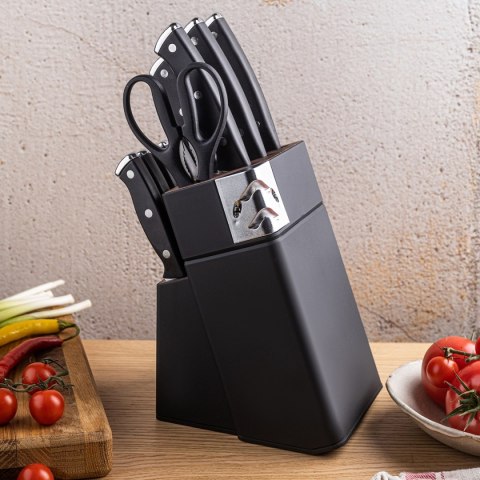 ZESTAW NOŻY KUCHENNYCH I DO STEKÓW W BLOKU KLAUSBERG KB-7985