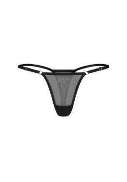 Stringi Obsessive Violami Me z napisem F*ck Me L/XL