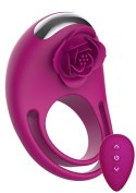 Pierścień wibrujący Put A Ring On It ToyJoy fuksja pilot USB