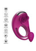 Pierścień wibrujący Put A Ring On It ToyJoy fuksja pilot USB