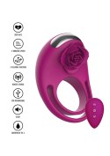 Pierścień wibrujący Put A Ring On It ToyJoy fuksja pilot USB