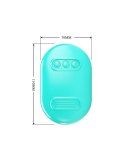 ABS, 3 intensities of electric stimulation, 7 vibration settings, USB rechargeable.