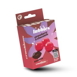 CRUSHIOUS LUBBIES KISSABLE OIL BALLS STRAWBERRY & CHOCOLATE