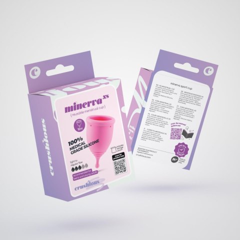 CRUSHIOUS MINERVA XS MENSTRUAL CUP WITH POUCH