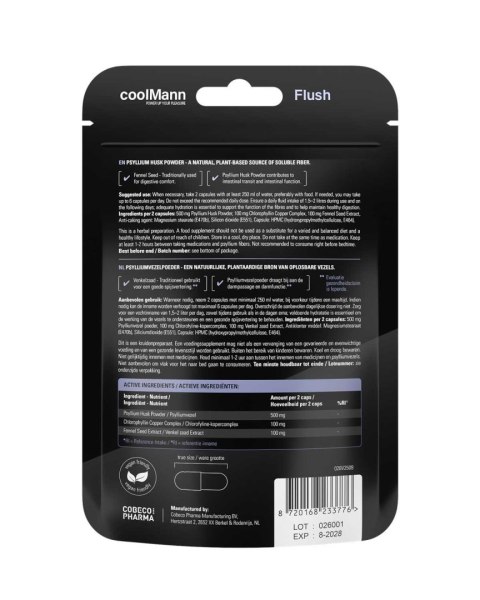 CoolMann FLUSH - 60 capsules
