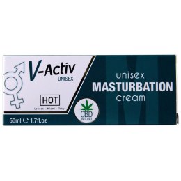 Krem do masturbacji rozgrzewający z CBD Hot VActiv unisex 50ml