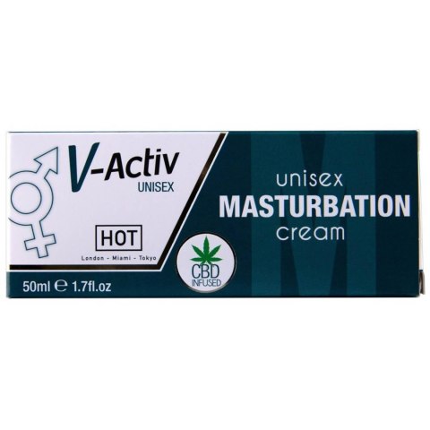 Krem do masturbacji rozgrzewający z CBD Hot VActiv unisex 50ml