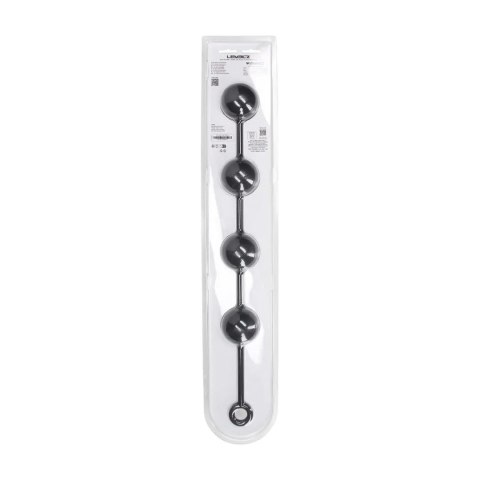 Kulki analne silikonowe Levelz XXL 6 cm czarny