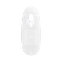 LED Vibrating Straight Cock with Balls - 15 cm - Transparent