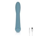 Wibrator punktu G Rose Bloom niebieski USB 20 cm