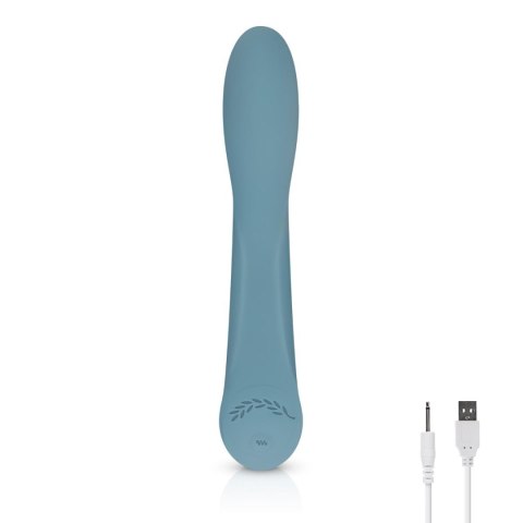 Wibrator punktu G Rose Bloom niebieski USB 20 cm