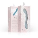 Wibrator punktu G Rose Bloom niebieski USB 20 cm
